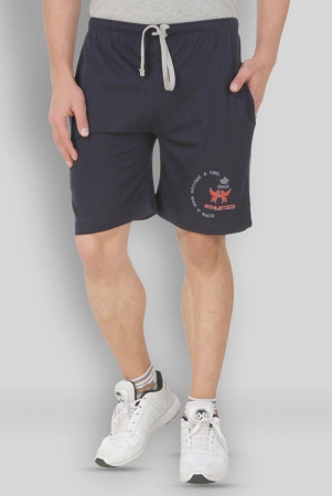 athletico-navy-blue-cotton-blend-mens-shorts-pack-of-1-l