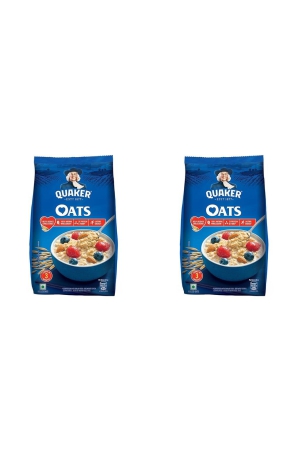 quaker-oats-rolled-oats-natural-wholegrain-nutritious-breakfast-cereals-dalia-porridge-easy-to-cook-400-gm-each-pack-of-2-800-gm-pack