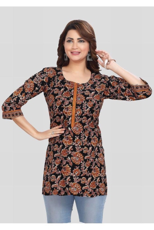 meher-impex-cotton-printed-straight-womens-kurti-multicoloured-pack-of-1-none