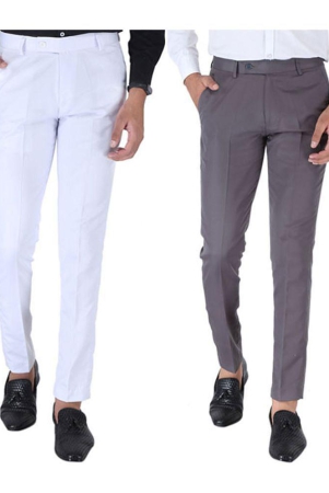 srey-white-polycotton-slim-fit-mens-trousers-pack-of-2-none