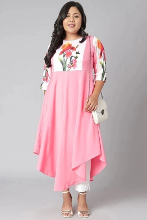 janasya-crepe-printed-asymmetrical-womens-kurti-pink-pack-of-1-none