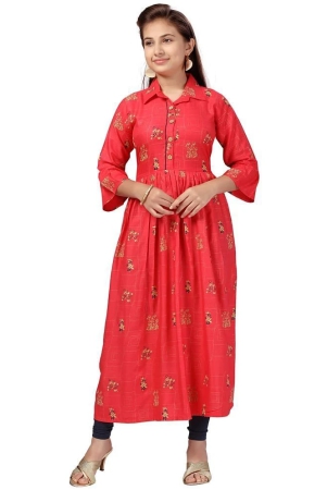 aarika-red-cotton-girls-kurti-pack-of-1-none