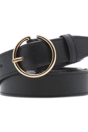 loopa-black-pu-casual-belt-none