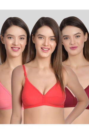 aimly-maroon-cotton-non-padded-womens-everyday-bra-pack-of-3-none