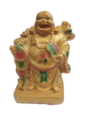 nandi-gold-un-breakable-laughing-buddha-statue-for-home-decor