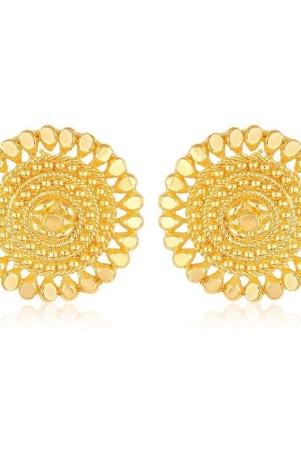 vighnaharta-elegant-twinkling-beautiful-gold-plated-screw-back-jumbo-studs-earring-for-women-and-girls-vfj1618erg-golden