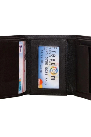 samtroh-pu-black-casual-short-wallet-black