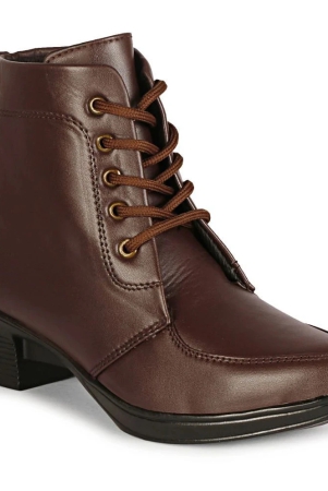 commander-shoes-brown-womens-ankle-length-boots-none