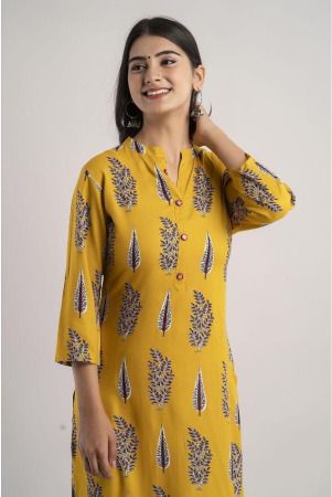 mauka-yellow-rayon-womens-straight-kurti-pack-of-1-none