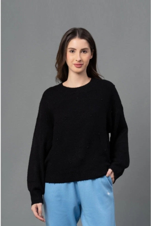 Mode By RedTape Women Black Solid Sweater