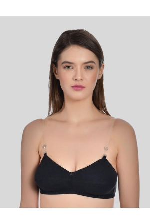 aimly-black-cotton-blend-non-padded-womens-t-shirt-bra-pack-of-1-none