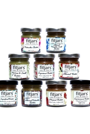 fitjars-signature-nut-butter-gift-pack-1x40-gm-mini-jars-of-each-flavour-9-units