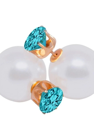 romp-fashion-double-sided-pearl-with-shining-aqua-crystal-fancy-stud-earrings-for-girls-and-women-blue