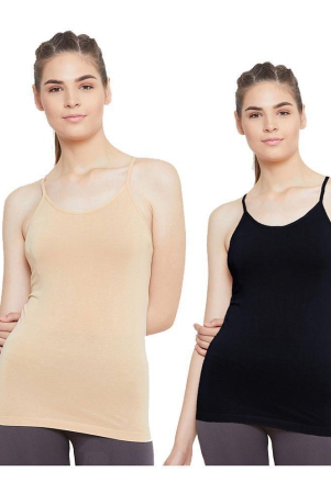 Outflits Cotton Smoothing Cami Shapewear - Pack of 2 - XS