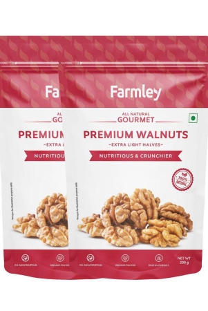 farmley-premium-chile-walnut-kernel-2-x-200-g-walnuts-without-shell-akhrot-dry-fruits-natural-akhrot-giri-rich-in-proteins-antioxidants-pack-of-2