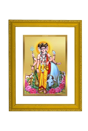 diviniti-dattatreya-2-gold-plated-wall-photo-frame-dg-frame-101-size-2-wall-photo-frame-and-24k-gold-plated-foil-gifts-items-208cmx167cm-default-title