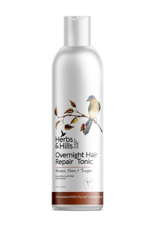 herbs-hills-overnight-hair-repair-tonic-100-ml-with-aloe-vera-neem-juniper-for-dry-hair-scalp-rescue-control-hair-fall-reduce-dandruff-maintains-healthy-hairs-for-men-women