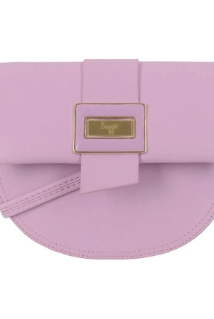 baggit-pink-faux-leather-sling-bag-pink