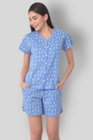 clovia-blue-cotton-womens-nightwear-nightsuit-sets-pack-of-2-2xl