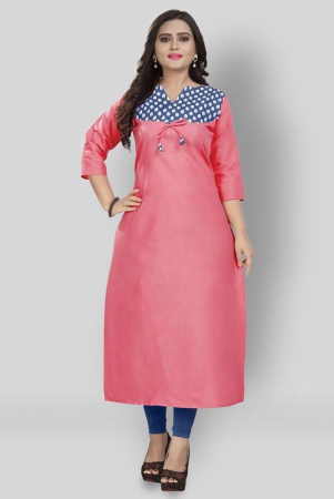 rangrasiya-pink-cotton-womens-straight-kurti-pack-of-1-none