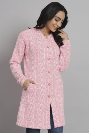 ewoolsin-woollen-round-neck-womens-buttoned-cardigans-pink-none