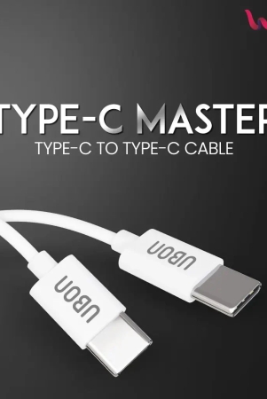 ubon-wr-330-typec-to-typec-18w-fast-pd-cable-white