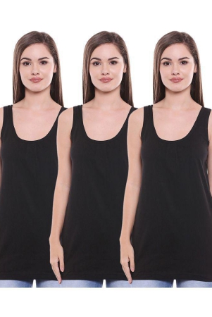 Bodycare Cotton Camisoles - Black - S