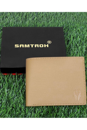 samtroh-pu-beige-casual-regular-wallet