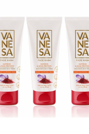 vanesa-saffron-milk-protien-face-wash-for-all-skin-type-50gm-each-pack-of-3