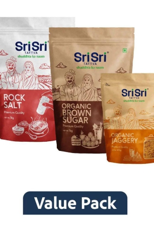 Sri Sri Tattva | Salt, Sugar, Jaggery Package