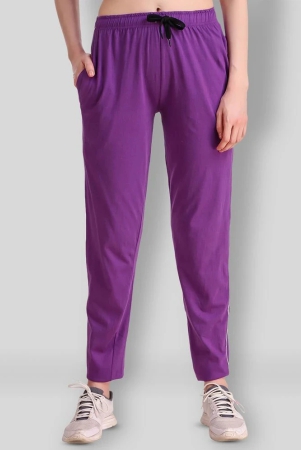 uzarus-purple-cotton-blend-womens-running-trackpants-pack-of-1-xl