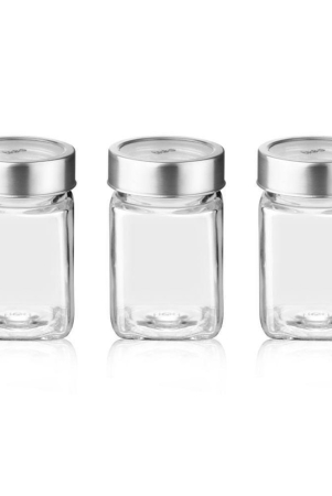 treo-by-milton-cube-storage-glass-jar-set-of-3-310-ml-each-transparent-airtight-multipurpose-jar-easy-to-handle-transparent