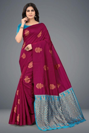 om-shantam-sarees-magenta-jacquard-saree-with-blouse-piece-pack-of-1-magenta