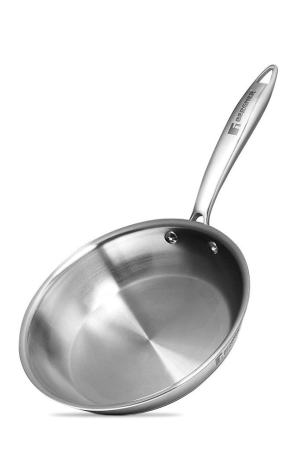 VIVA SMART'S Tri-ply Frying Pan Healthy Cooking (Zero Non-Stick Coating)(Stainless Steel+Aluminium+Stainless Steel PLY) (20)