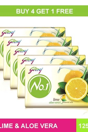 godrej-no-1-bathing-soap-lime-aloe-vera-125-g-buy-4-get-1-free