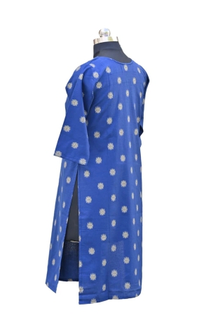 Navy Blue Cotton Kurti made by differently abled women