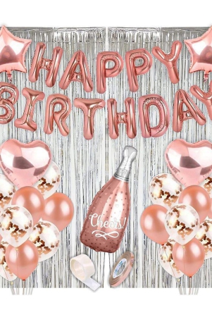 party-propz-rose-gold-birthday-decorations-items-40pcs-combo-set-for-girls-with-rose-gold-foil-balloon-metallic-confetti-balloons-silver-foil-curtaindecorations-items-celebrationballoon-