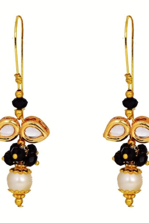 abhaah-cute-black-handmade-butterfly-indo-western-pearl-crystal-kundan-long-fancy-party-wear-hoop-clip-on-earrings-for-women-and-girls