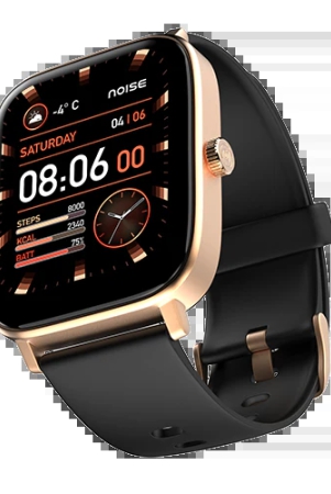 Noise Colorfit Icon 2 - 1.8'' Display with Bluetooth Calling, AI Voice Assistant Smartwatch Midnight Gold