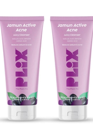 plix-salicylic-acid-jamun-cleanser-gel-for-active-acne-oil-control-face-wash200-ml