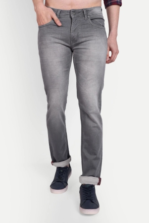 Men Light Grey Slim Fit Jeans