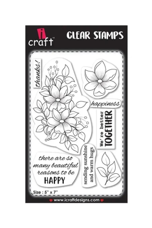 iCraft Clear Stamp 5X7 - Shining Glory