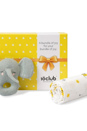 new-baby-gift-set-baby-swaddle-and-rattle-gift-set-yellow-and-gray