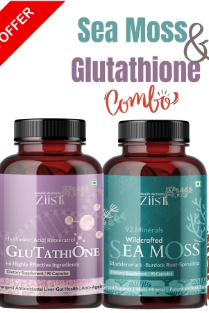 Wildcrafted Sea Moss and Glutathione { Duo }