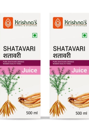 krishnas-herbal-ayurveda-shatavari-juice-500ml-pack-of-2-