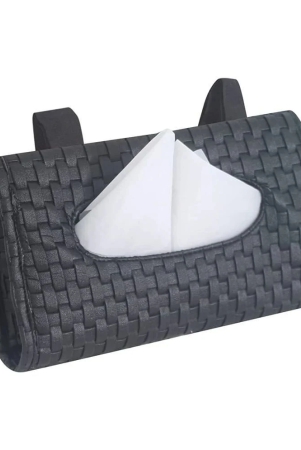 prettykrafts-car-tissue-dispenser-leather-black