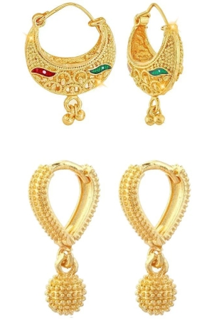 vivastri-golden-chandbalis-earrings-pack-of-2-golden