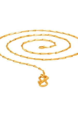 Jewar Mandi - Gold Plated Chain ( Pack of 1 ) - Golden