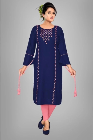 haya-navy-rayon-womens-straight-kurti-pack-of-1-none