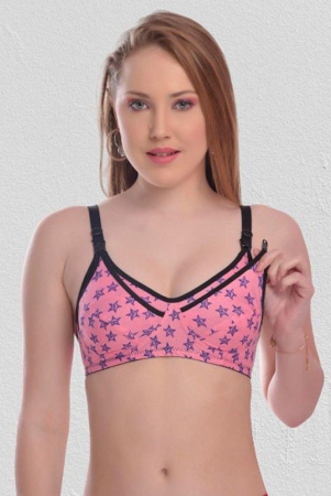 zourt-pink-cotton-printed-womens-maternity-bra-pack-of-1-38b